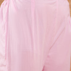 Cotton Schiffli Embroidered Straight Kurta Pant  and  Dupatta