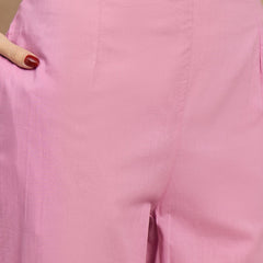 Cotton Schiffli Mirror Work Kurta Pant  and  Dupatta