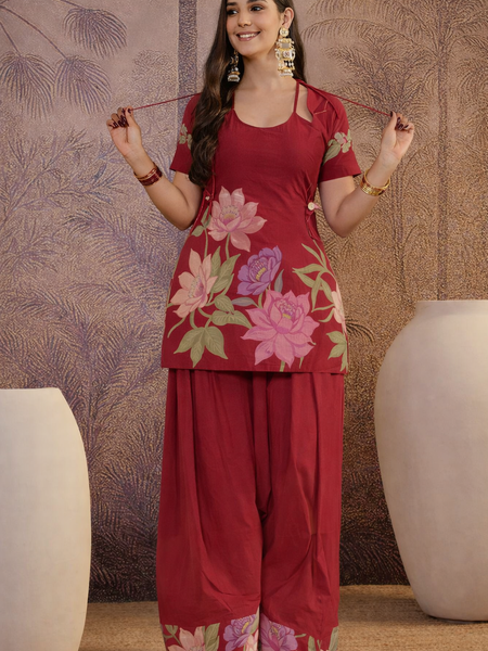 Sunlit Elegance in Floral Co-ords