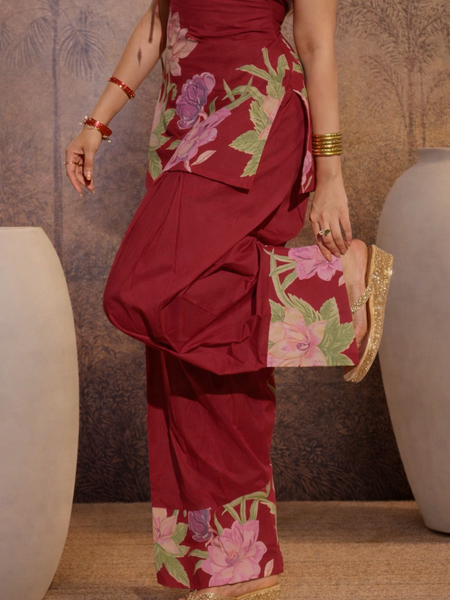 Sunlit Elegance in Floral Co-ords