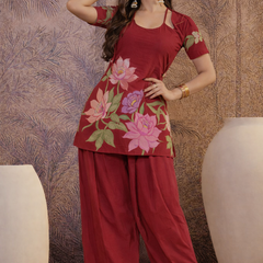 Sunlit Elegance in Floral Co-ords