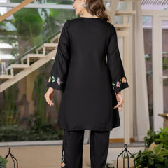 Women Brush Paint Pakistani Cord-Set