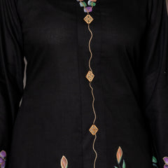 Women Brush Paint Pakistani Cord-Set