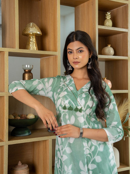 Pure Cotton Hand Printed Cord-Set