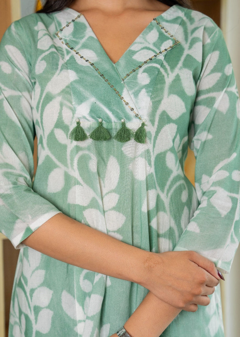 Pure Cotton Hand Printed Cord-Set