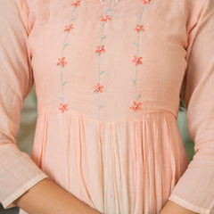 Mulcotton Tiered Ombre Maxi Dress