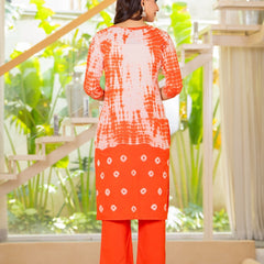 Pure Cotton Shibori Effect Kurta Pant  and  Dupatta