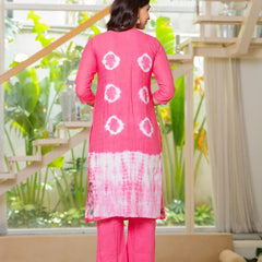 Cotton Dobby Hand Painted Kurta Pants and Dupatta
