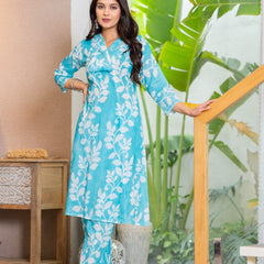 Pure Cotton Hand Printed Cord-Set