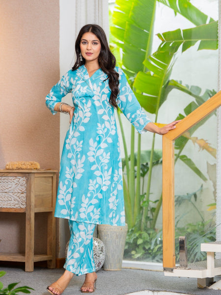 Pure Cotton Hand Printed Cord-Set