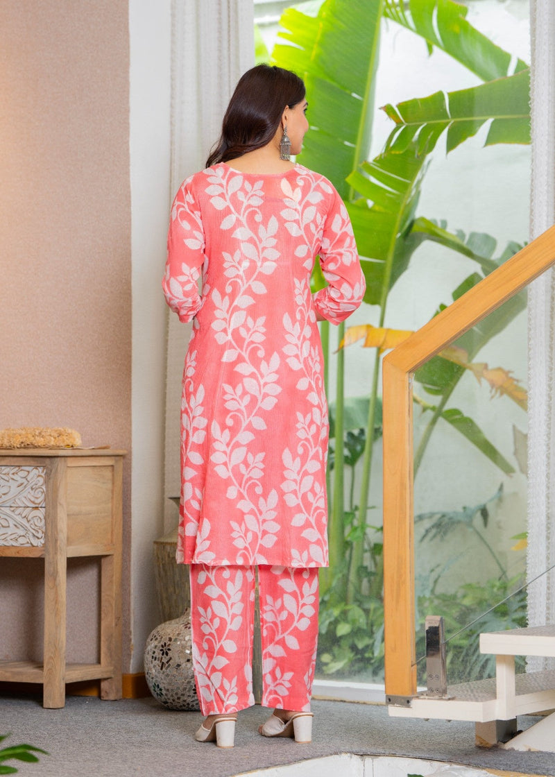 Pure Cotton Hand Printed Cord-Set