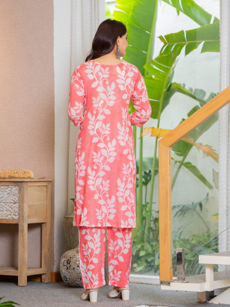 Pure Cotton Hand Printed Cord-Set