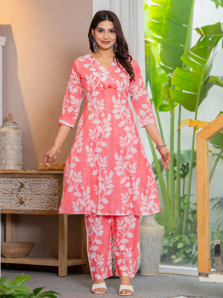 Pure Cotton Hand Printed Cord-Set