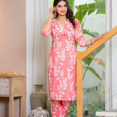 Pure Cotton Hand Printed Cord-Set