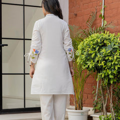 Woman A-Line Spary with Hand Painted Cord Set