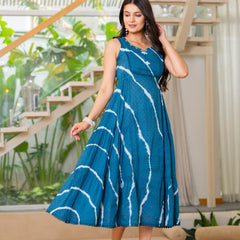 Mulcotton with Gathers Straps Dress