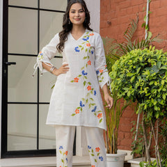 Woman A-Line Spary with Hand Painted Cord Set