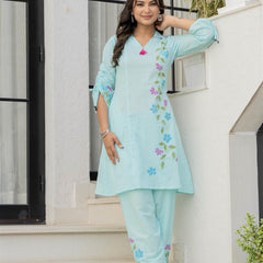 Woman Pakisthani Tie Dye with Hand Painted Cord Set