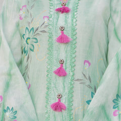 Woman A-Line Spary with Hand Painted Cord Set