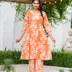 Pure Cotton Hand Printed Cord-Set