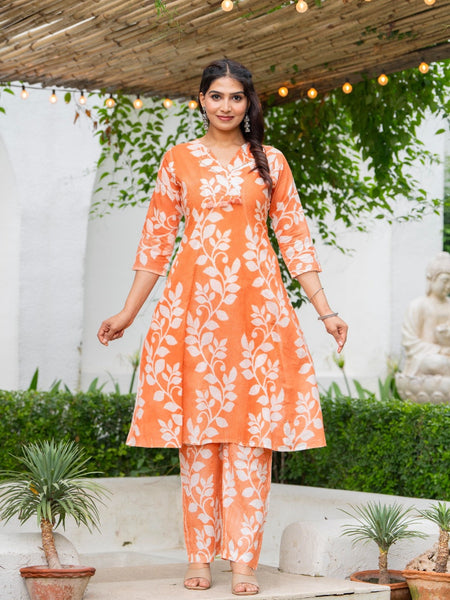 Pure Cotton Hand Printed Cord-Set