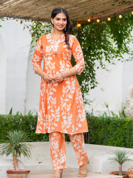 Pure Cotton Hand Printed Cord-Set