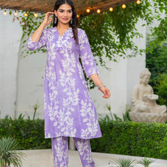 Pure Cotton Hand Printed Cord-Set