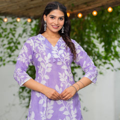 Pure Cotton Hand Printed Cord-Set