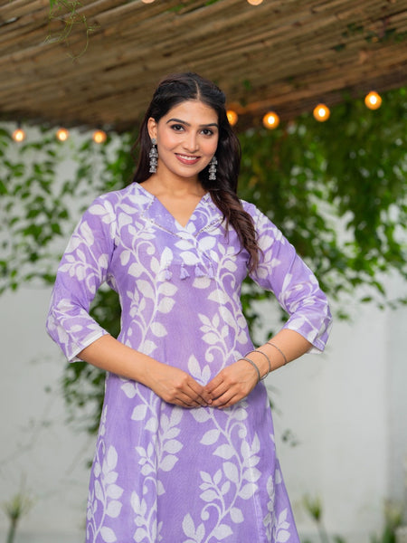 Pure Cotton Hand Printed Cord-Set