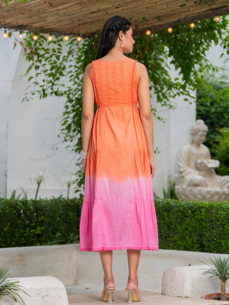 Mulcotton with Gathers Straps Dress