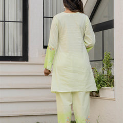 Woman Pakisthani Hand Painted Cord Set