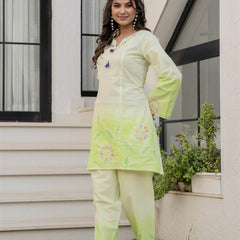 Woman Pakisthani Hand Painted Cord Set