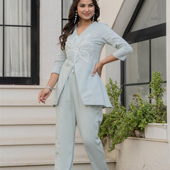 Woman Pakisthani Hand Painted Cord Set