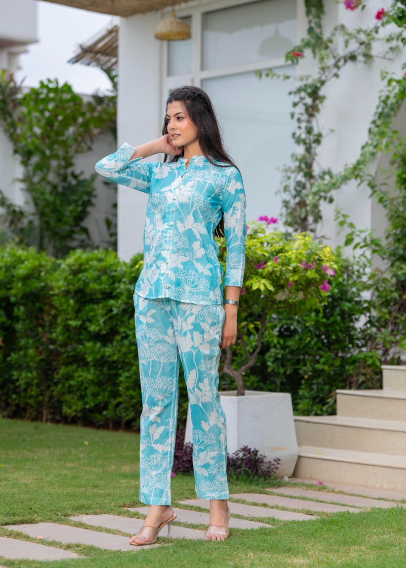 Pure Cotton Hand Printed Cord-Set