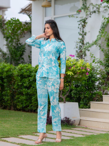 Pure Cotton Hand Printed Cord-Set