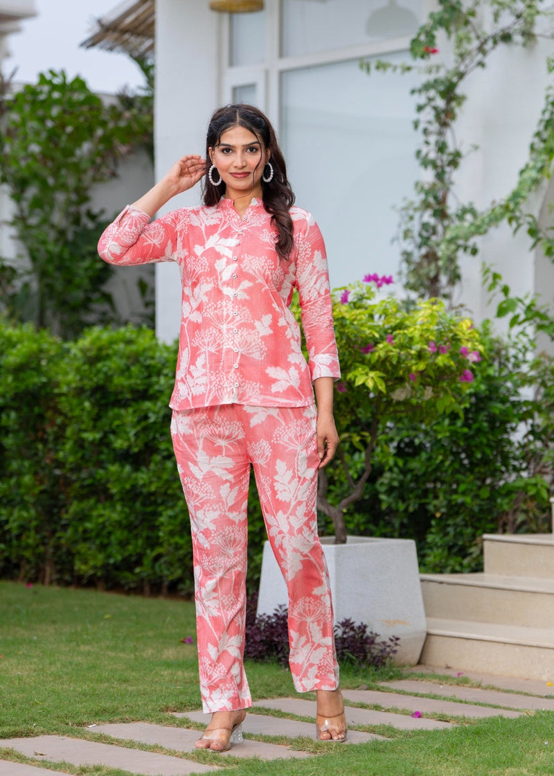 Pure Cotton Hand Printed Cord-Set