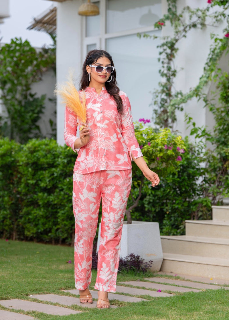 Pure Cotton Hand Printed Cord-Set