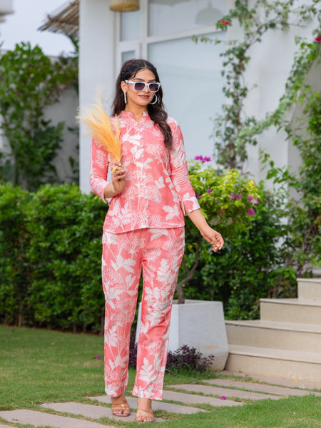 Pure Cotton Hand Printed Cord-Set