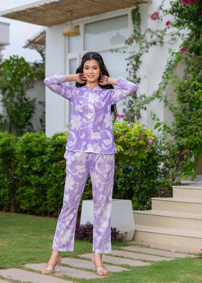 Pure Cotton Hand Printed Cord-Set