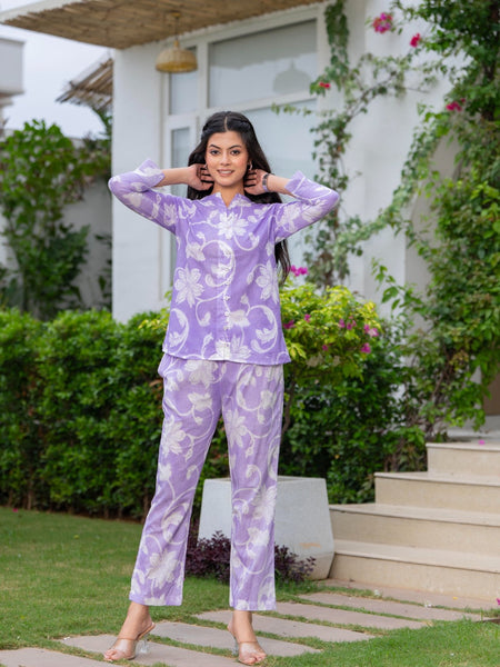 Pure Cotton Hand Printed Cord-Set