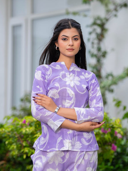 Pure Cotton Hand Printed Cord-Set