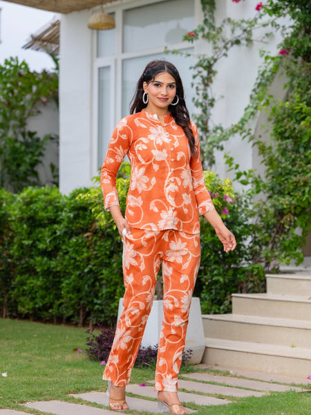 Pure Cotton Hand Printed Cord-Set