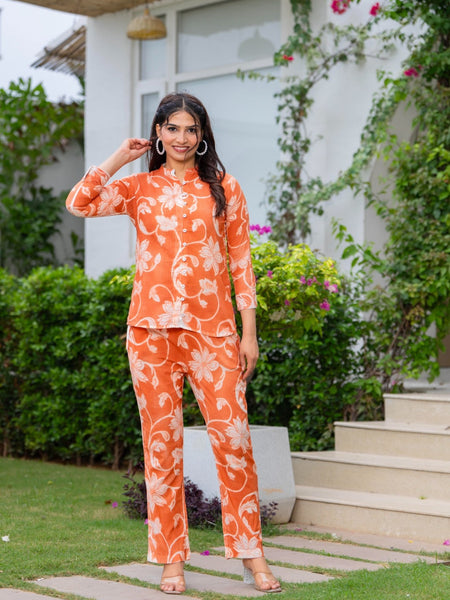 Pure Cotton Hand Printed Cord-Set