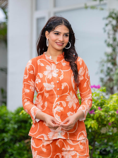 Pure Cotton Hand Printed Cord-Set