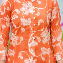 Pure Cotton Hand Printed Cord-Set