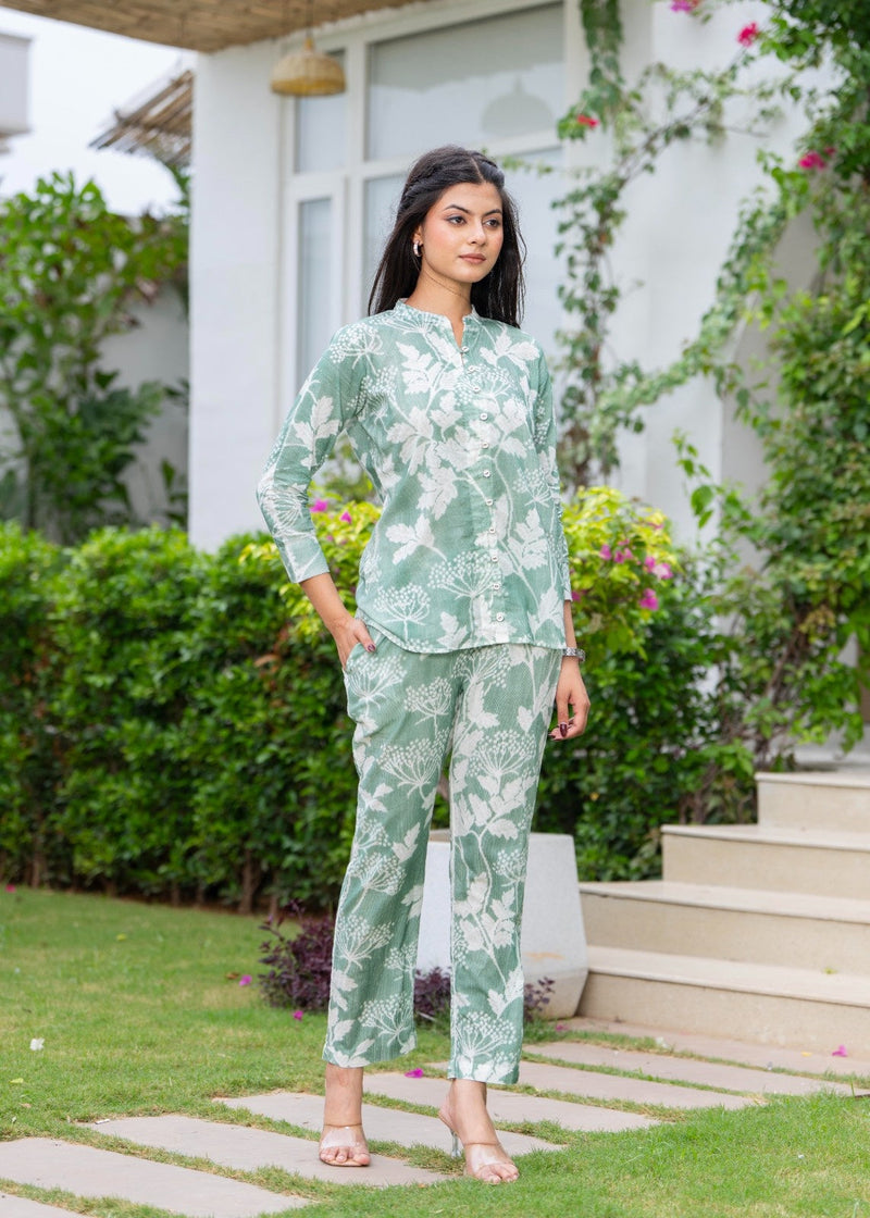 Pure Cotton Hand Printed Cord-Set