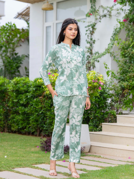 Pure Cotton Hand Printed Cord-Set