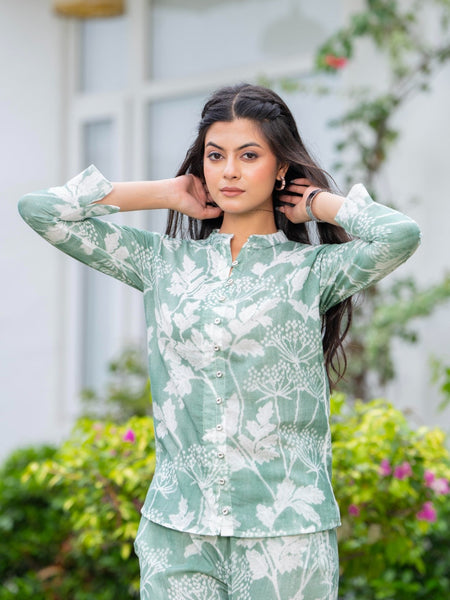 Pure Cotton Hand Printed Cord-Set