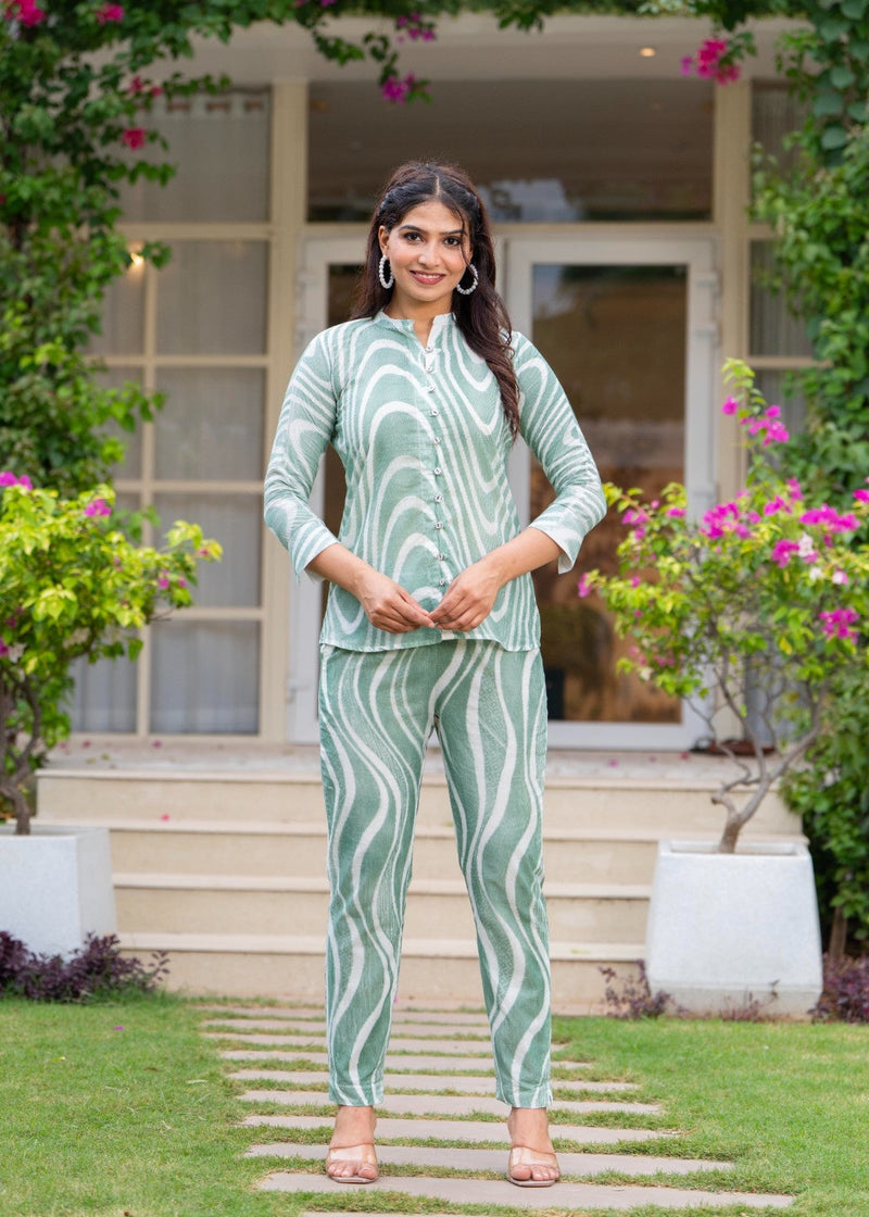 Pure Cotton Hand Printed Cord-Set