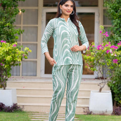 Pure Cotton Hand Printed Cord-Set